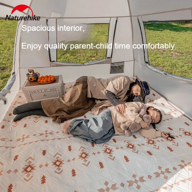 Naturehike ANGO S Fast Automatic Tent 3 Persons Multiple Combination Spacious Interior Waterproof 210T Silver Coated Sunscreen With Optional Canopy