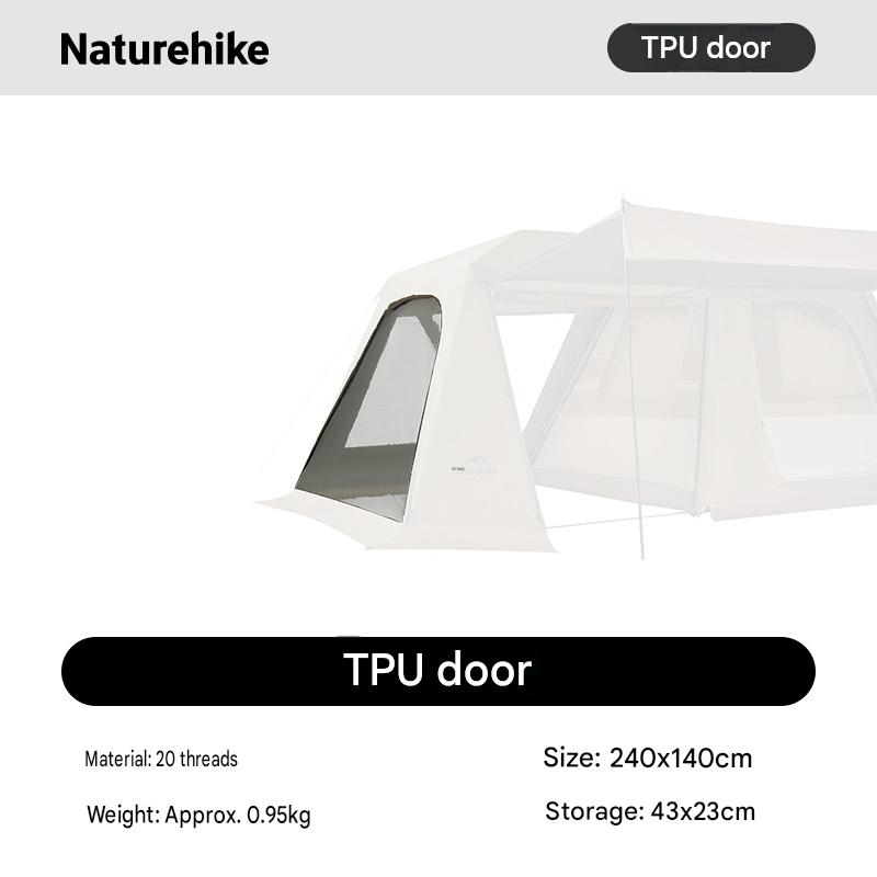 Naturehike VILLAGE 6.0 Gen 3 BASE / FLAGSHIP 4-5 Persons Fast Automatic Cabin Ridge Tent Multiple Setups 15.5m² Space Ti Black Sunscreen Outdoor