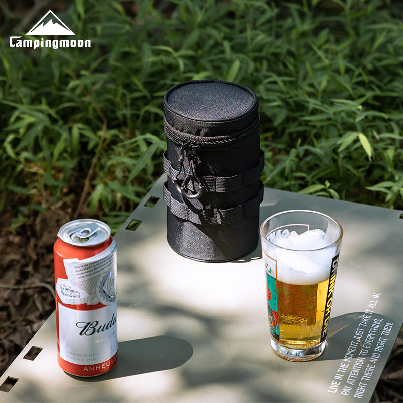 Campingmoon Beer Glass Padded Carrying Bag Protective Cup Case Portable Outdoor Camping Storage