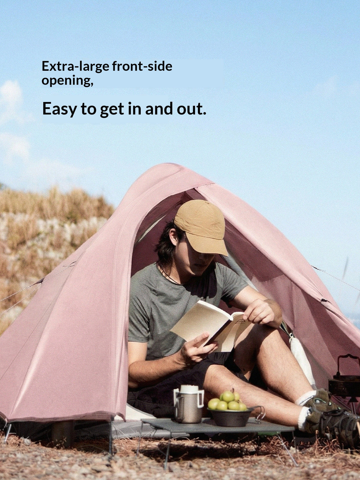 Naturehike CLOUD UP BASE Pink Version 1-2 Person Women's Ultralight Portable Hiking Tent