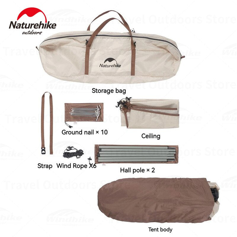 Naturehike ANGO Series 3 Lightweight Version Automatic Camping Tent ...