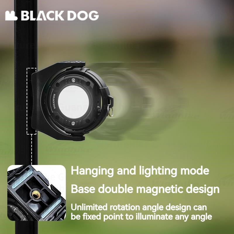 BLACKDOG Portable Rechargeable USB Camping Light Ultralight LED Headlamp Flashlight Waterproof Hiking Camping Beach Travel Outdoor Work Lamp Original Heavy Duty Black Dog