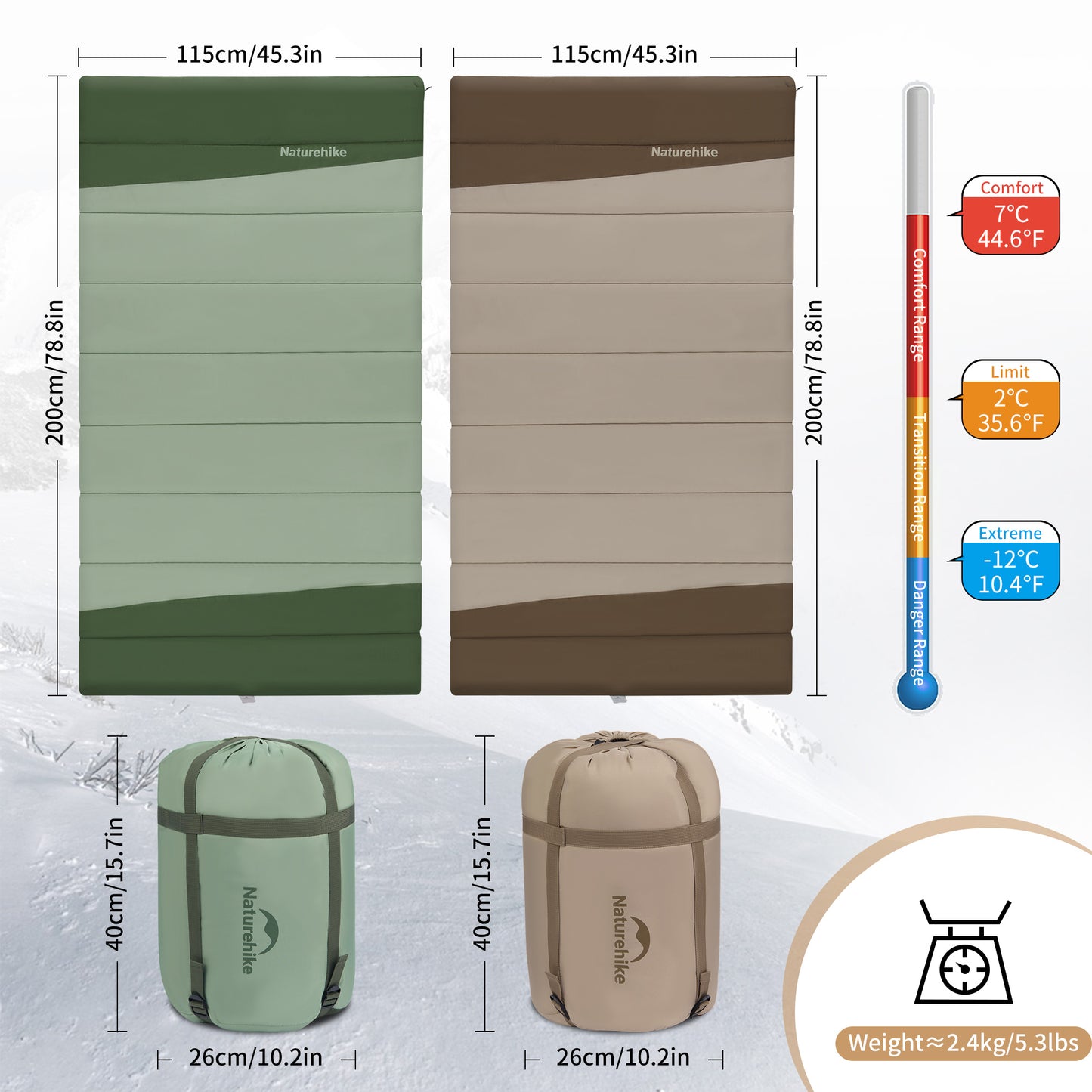 Naturehike YC300 Square Envelope Sleeping Pad Portable Lightweight Extra Wide Comfortable Widened Mattress Cotton Outdoor Camping