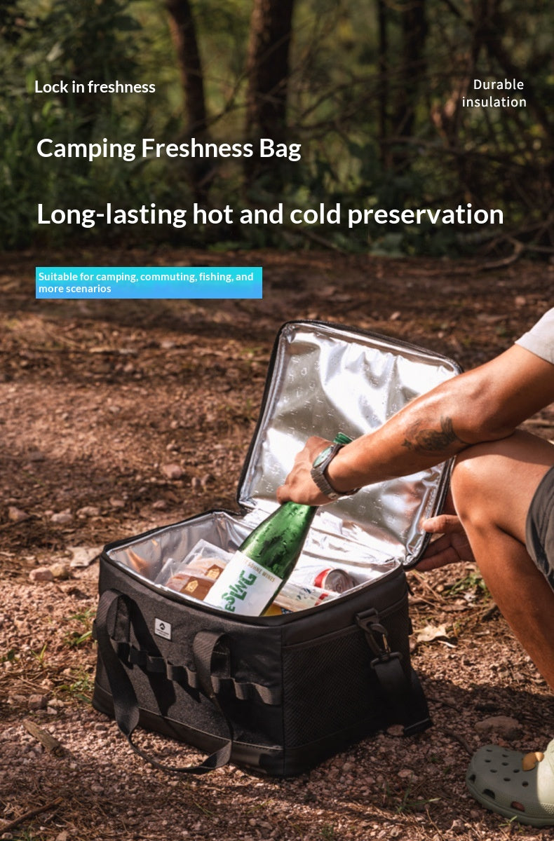 Campingmoon Insulated Cooler Bag 5L 18L Portable Thermal Ice Box Food Drink Storage Outdoor Camping