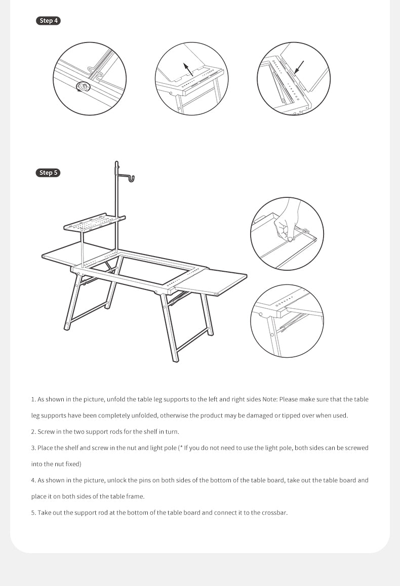 Naturehike IGT Two-Unit Table With Bag Modular Combinations Portable Collapsible Folding Square Table Camping Hiking Picnic Travel Heavy Duty Original Nature Hike