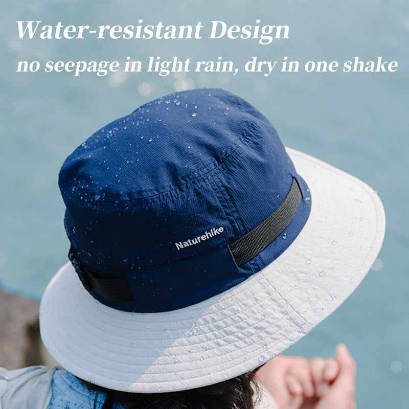 Naturehike Sun Protection Fisherman Hat Portable Lightweight Bucket Caps Panama Hat Camping Hiking Anti-UV Sun Caps Fishing Trekking Water Resistant