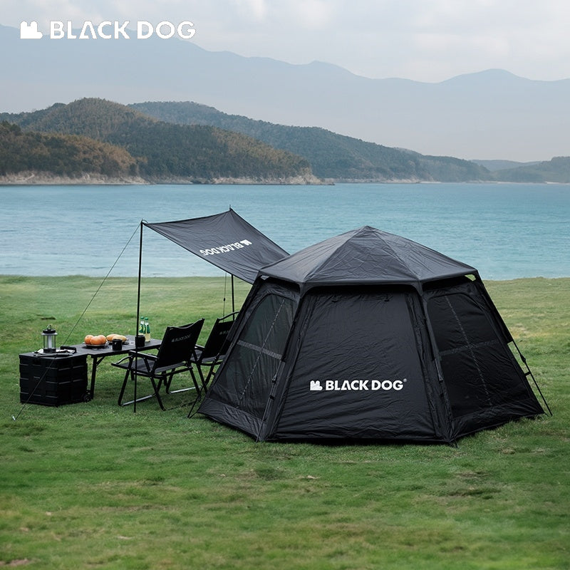 BLACKDOG Six Dome Hexagonal Automatic Tent Portable Lightweight Hexagon One-touch Automatic Quick-open Tent Waterproof Cabin Windscreen House