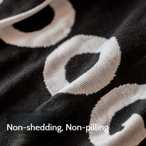BLACKDOG CBD2550WS073 Trendy Knitted Blanket