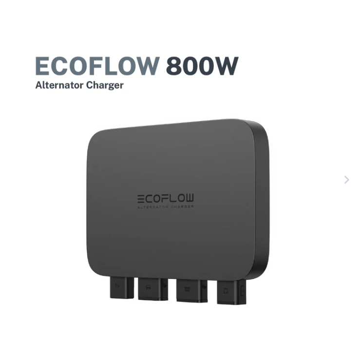 EcoFlow Car Alternator Charger 800W Turbo Charge 3 Modes 3-in-1 Function Design High Thermal Resistance Gallium Nitride Technology