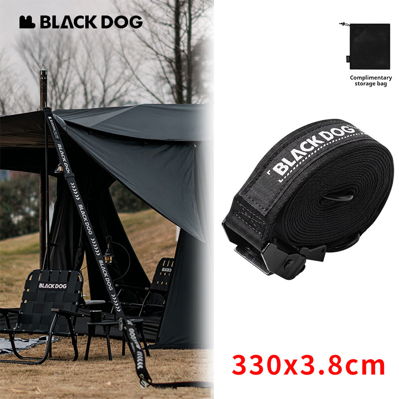 BLACKDOG Tactical Paracord Strap Portable Lightweight Foldable Multi-functional Adjustable Wind Rope Tensioners Lanyards Outdoor Camping Tent Canopy Accessories