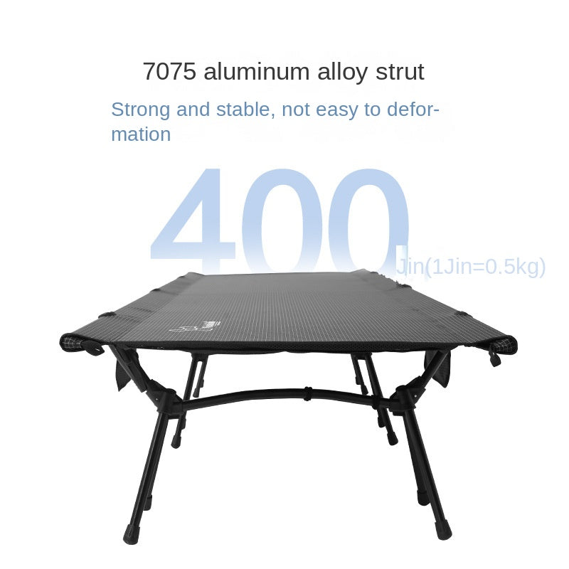 Vidalido Army Cot Outdoor Portable Lightweight Camping Folding Bed Premium 7075 Aluminum Alloy Small Large Size up to 200kg Max Load High Low Foldable Sleeping Gear