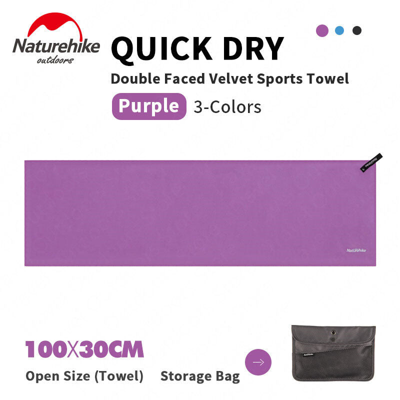 Naturehike Quick Drying Towel Outdoor Sports Super Absorbent Camping Swimming Bath Gym Travel Microfiber Antibacterial Face Hand Premium Towel Nature Hike Fast Dry Portable Ultralight Weight