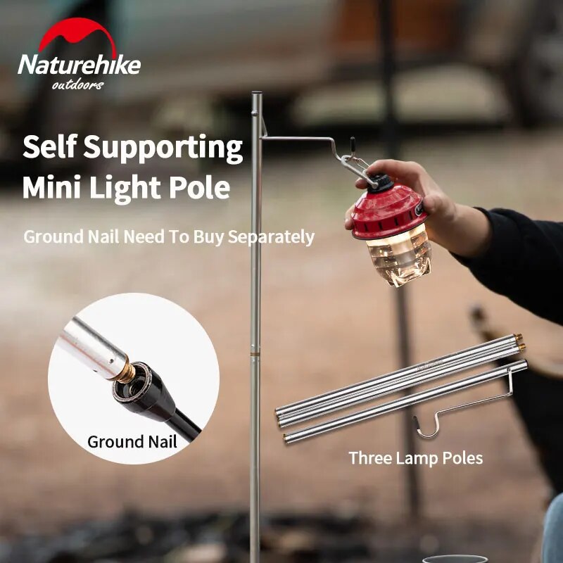 Naturehike Lamp Pole Ground Nail Add-on Accessories