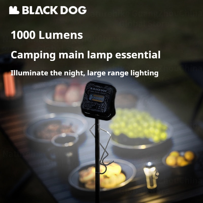 Blackdog All Terrain Double-Sided Camping Light Waterproof IPX5 Rechargeable Emergency Lamp 1000lm 5000mAh Long Battery Light Outdoor Lighting