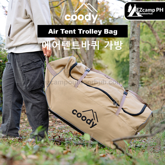 Coody Air Tent Trolley Bag Portable Multipurpose Large Capacity Mobile Wheeled Storage Drag Bag Outdoor Tug Bag