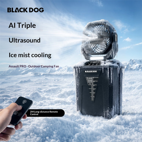 BLACKDOG CBD2659518010 Strike Pro - Outdoor Camping Fan