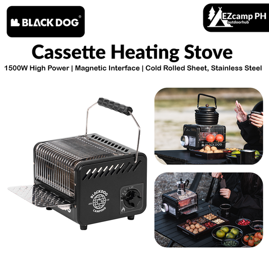 Blackdog Cassette Heating Stove Portable 1500W Gas Winter Heater Multi-function Outdoor Camping Hiking Warm Butane Stove Gas Fireplace Burner