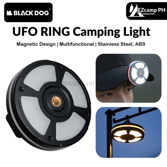 Blackdog UFO RING Camping Light Portable Ultralight Multifunctional Mini Atmosphere Hanging LED Emergency Lamp Decoration 1000mAh 4-18H Battery Life