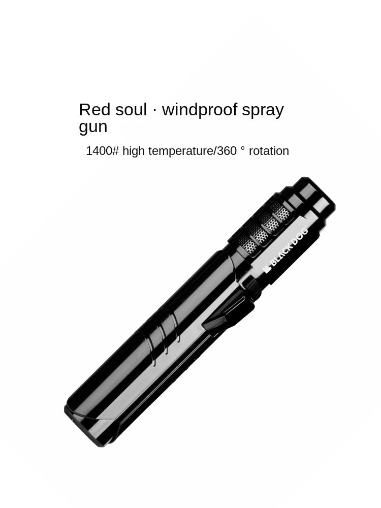 BLACKDOG Torch Lighter Igniter Portable Lightweight Handheld Windproof Spray Gun Pen High-End Cigar Moxibustion Electronic Ignator