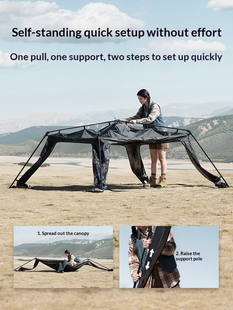 self building tent Blackdog DOME SKY Lite Automatic Tent Portable Fast Build Modular Tent – EZcamp Outdoorhub