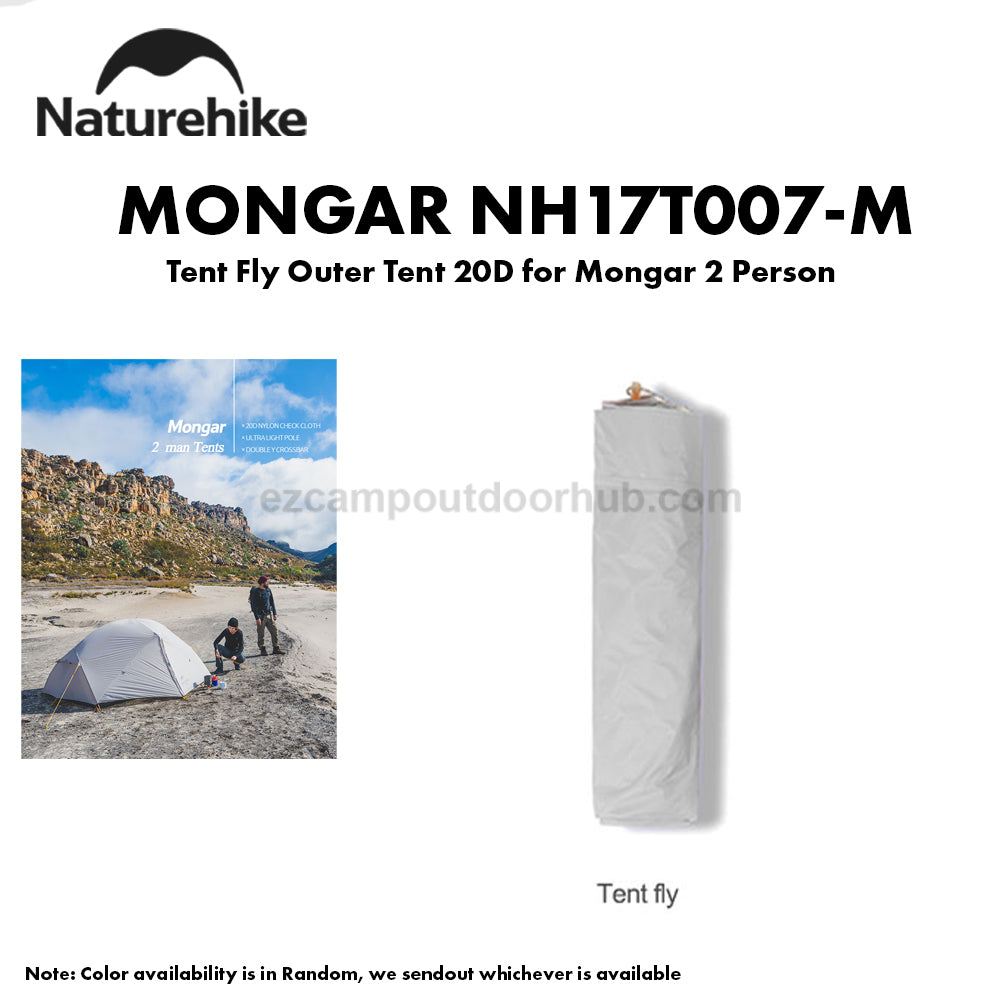 ( PARTS ) Naturehike MONGAR Tent Series NH17T007-M Replacement Parts Accessories Rain Fly Inner Outer Peg Wind Rope Bag Mat Pole Rod