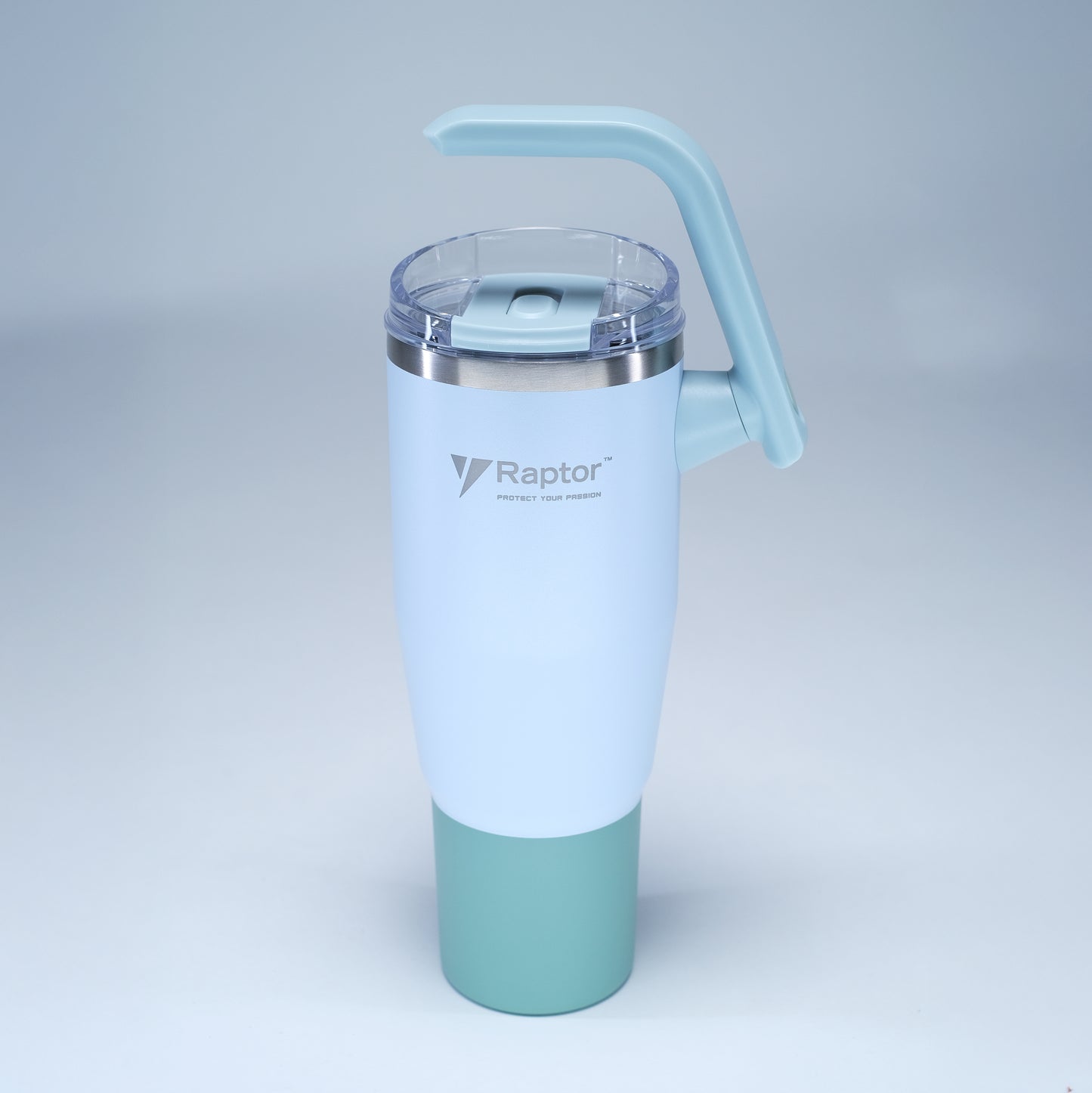Raptor TWIST 40oz Tumbler Unique Rotating Handle Double-Wall Vacuum Insulation Cup Holder-Friendly Design Rust-Resistant Durability Drinkware