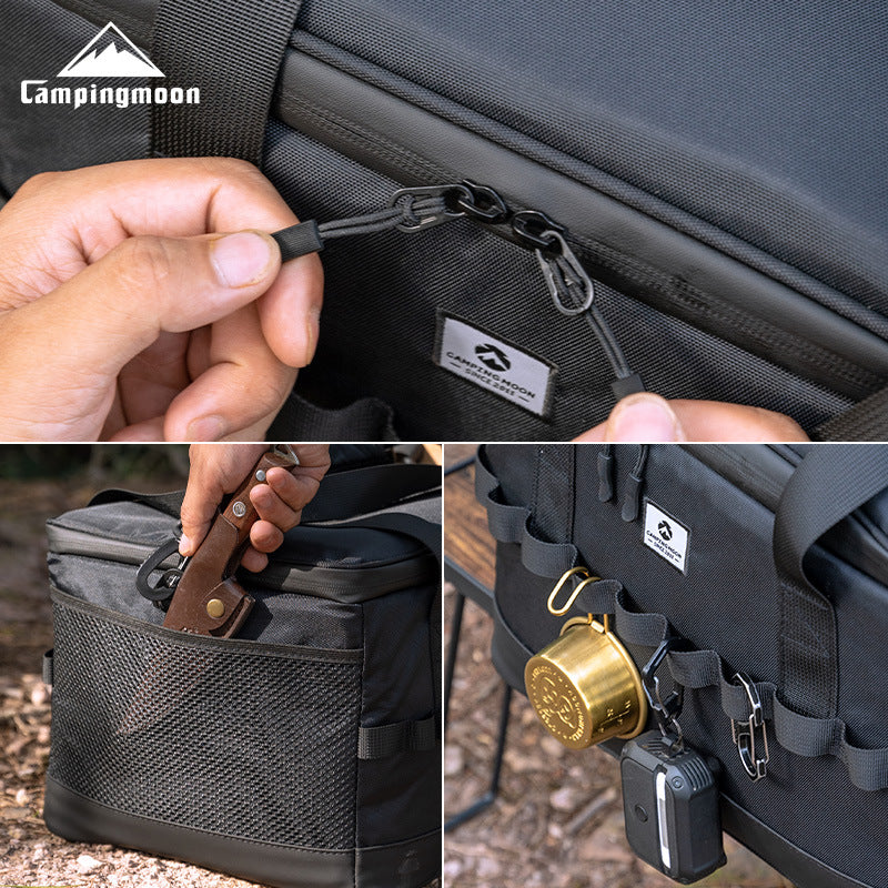 Campingmoon Insulated Cooler Bag 5L 18L Portable Thermal Ice Box Food Drink Storage Outdoor Camping