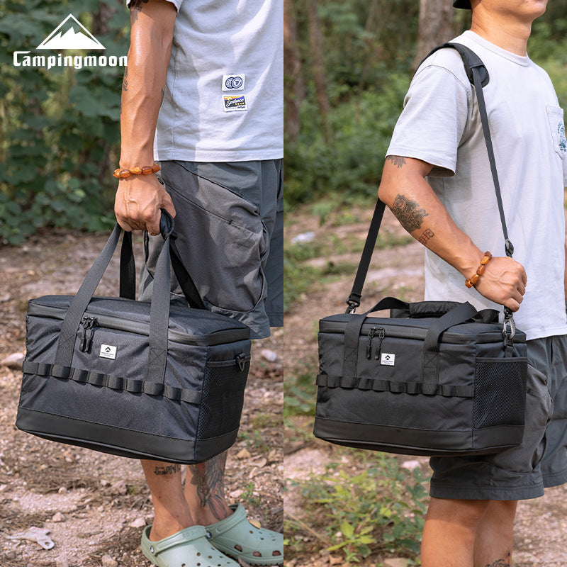 Campingmoon Insulated Cooler Bag 5L 18L Portable Thermal Ice Box Food Drink Storage Outdoor Camping