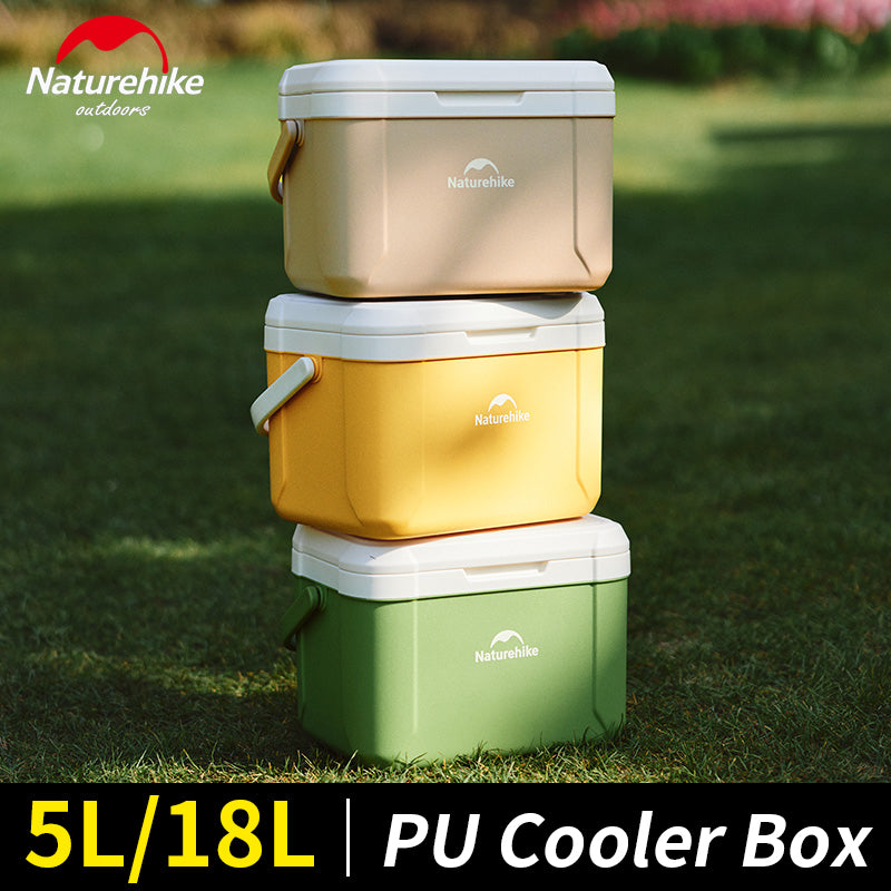 Naturehike Whale Fishing PU Insulated Box 5L 18L Anti-Bacterial 48H Cold Preservation Lightweight Durable Large Capacity Heavy Duty Portable Insulation Food Drink Ice Storage Container for Outdoor Camping Fishing Picnic Box Refrigerator Nature Hike