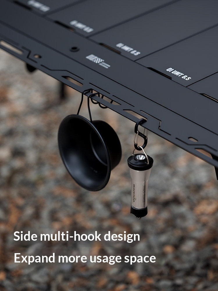 Blackdog MOVES IGT Extended Table Portable Foldable Multifunctional Tactical Modular Integrated Grill Table 5-Unit Unlimited Expansion Outdoor Camping