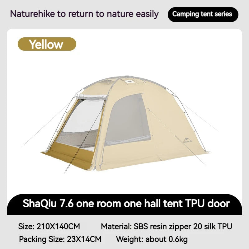 Naturehike Upgraded DUNE 7.6 Tent Add-on Accessories Ground Floor Mat and TPU Transparent Door