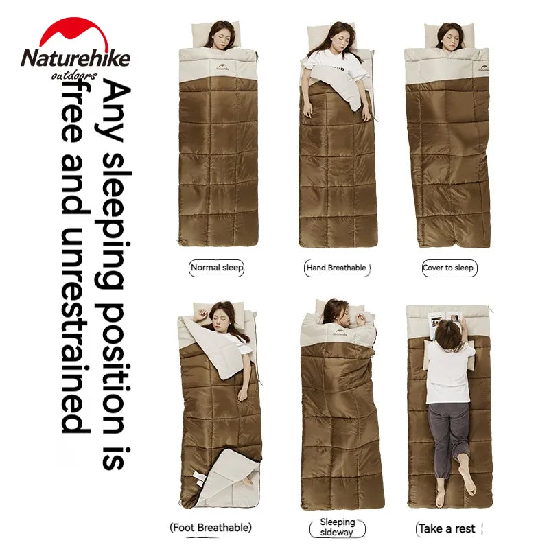 Naturehike LT150 LT250 Series Portable Ultralight Cotton Sleeping Bag