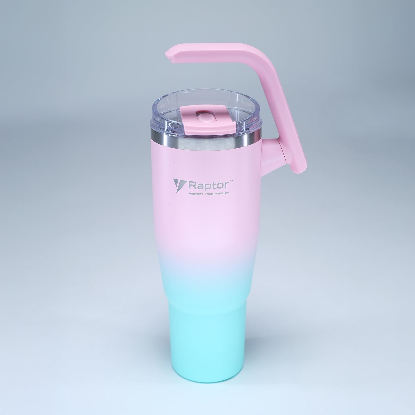 Raptor TWIST 40oz Tumbler Unique Rotating Handle Double-Wall Vacuum Insulation Cup Holder-Friendly Design Rust-Resistant Durability Drinkware