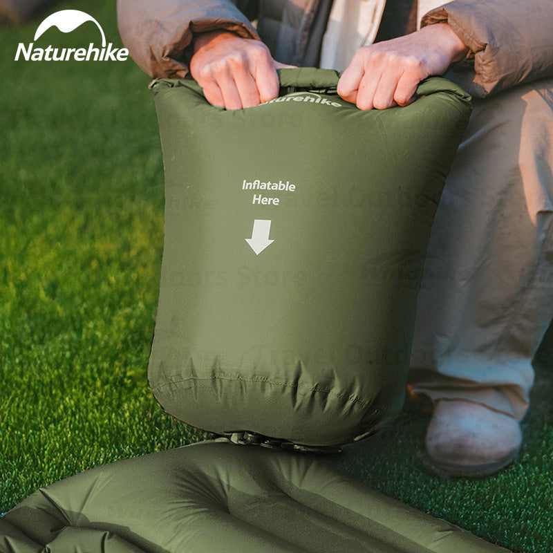 Naturehike F01 Air Bed Mattress Multipurpose Thickened Single Double Sleeping Bed Ultralight Inflatable Camping Mat Waterproof Outdoor Travel