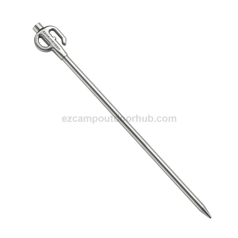 Campingmoon Pet Peg Ground Nail Outdoor Portable Ultralight Camping 30/45 cm Stainless Steel 360 Rotating Stakes Dog Leash Tether Pile K45 K45-30