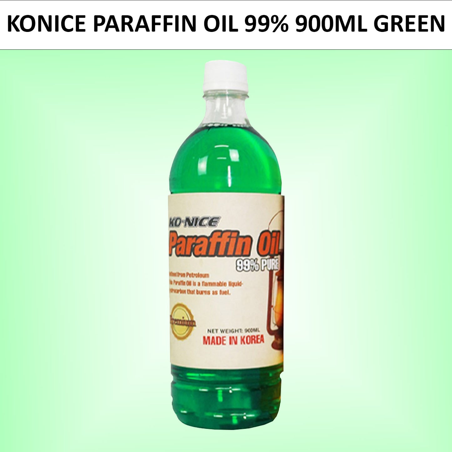 KONICE Paraffin Oil 99% 900ml Hydrocarbon Made in Korea Ko-Nice for Lantern Lamp Torches Outdoor Camping
