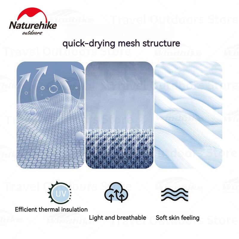 Naturehike Fitness Sports Fast Dry Absorbent Portable Ultralight Towel 100*30cm Quick Drying Gym Sweat Beach Swimming Bath Hand Face Anti-Bacterial