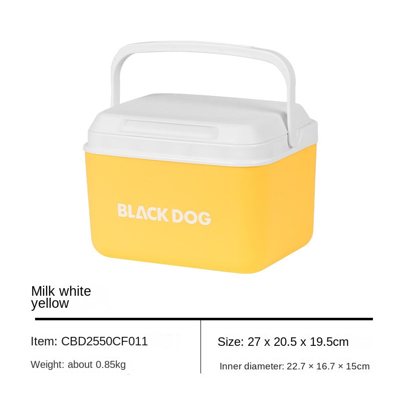 BLACKDOG ICELAND Cooler Storage Box 13L 25L Hot and Cold up to 48H Foods  Drinks Ice Outdoor Layer PP EPS Insulation Chest Container 50kg Max Load 