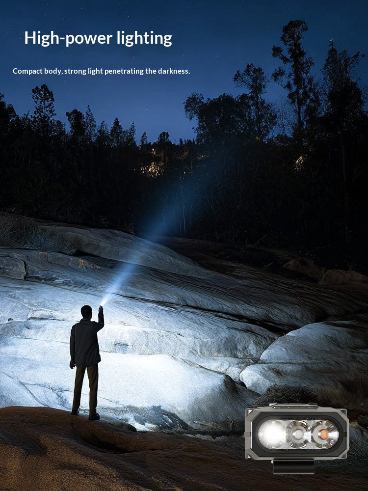 BLACKDOG Night Blade R2 Tactical Flashlight Portable Magnetic 1800LM Rechargeable LED Torch EDC Waterproof Pocket Light Outdoor Camping Emergency