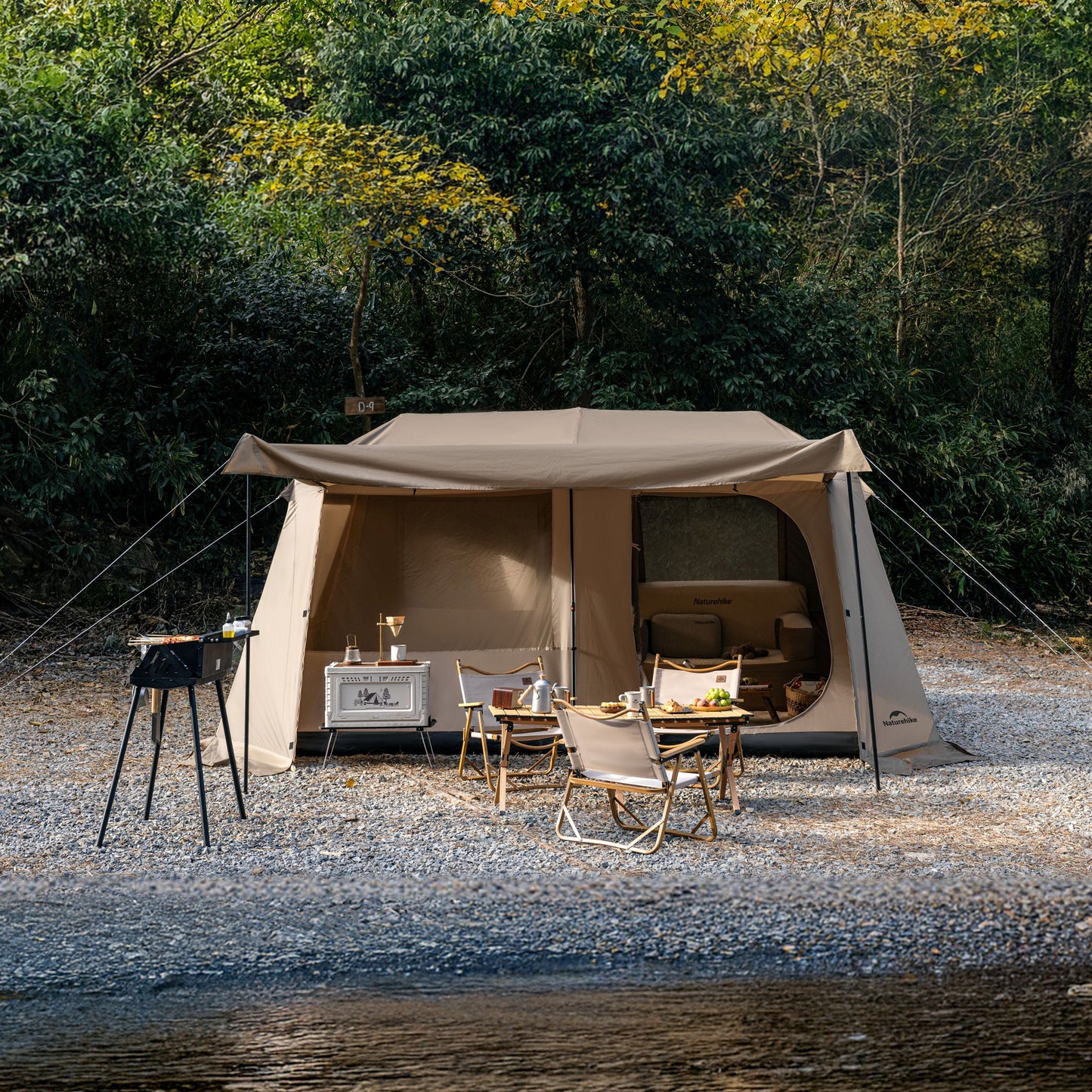 naturehike tent Naturehike VILLAGE 13 LITE Ridge Automatic Tent Fast Build Cabin Style – EZcamp Outdoorhub