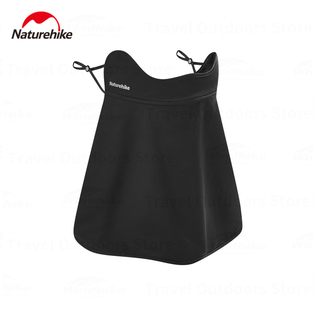 Naturehike Outdoor Neck Protection Mask Sports Breathable Adjustable Wrap Cover Sun Proof Bib Ice Soft Silk Mask Face Cover UV Sunscreen Face Scarf