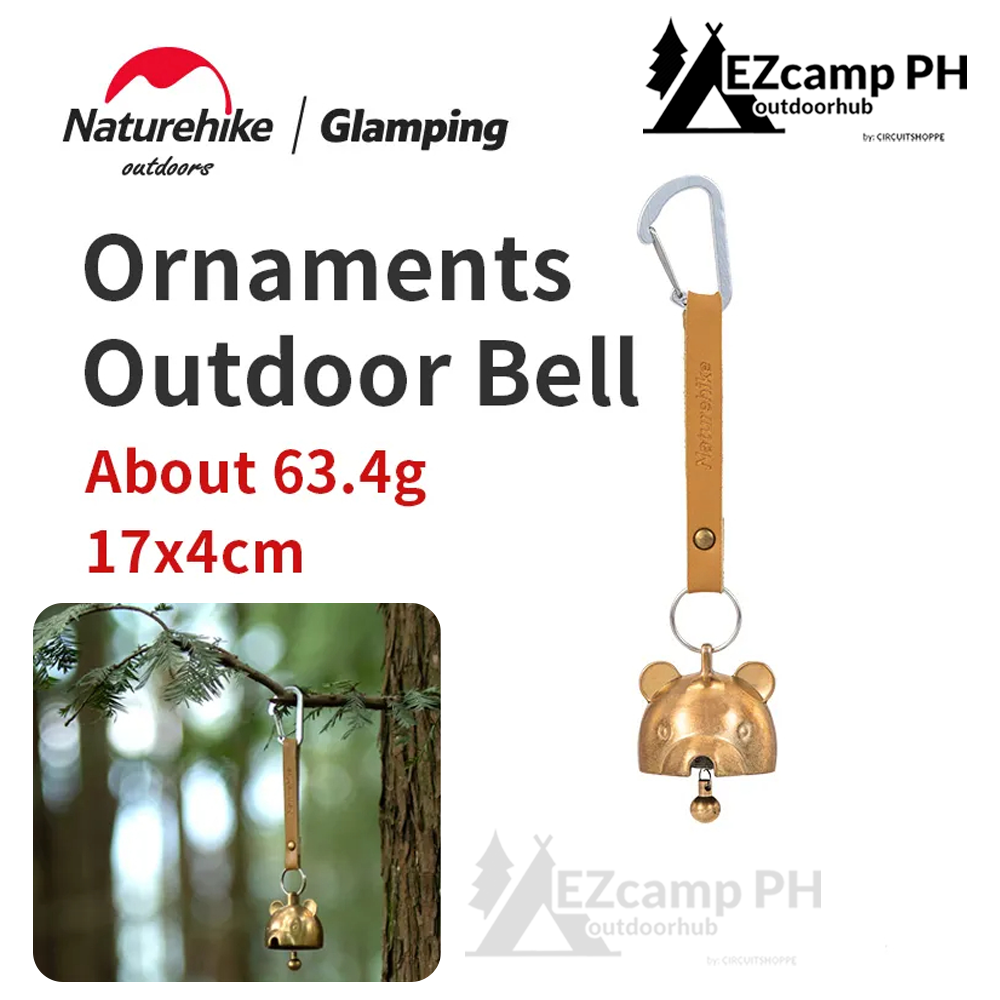 Naturehike Outdoor Camping Wind Chime Relaxing Atmosphere Bell Ambient Sound Hanging Bear Design Camp Decoration Nature Hike