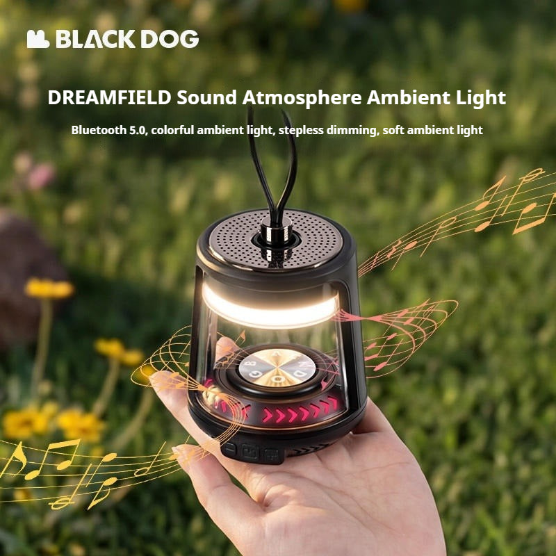Blackdog DREAMFIELD Sound Atmosphere Light Multifunctional LED Lantern Ambient Lamp Bluetooth Speaker Outdoor Camping Waterproof USB Charging