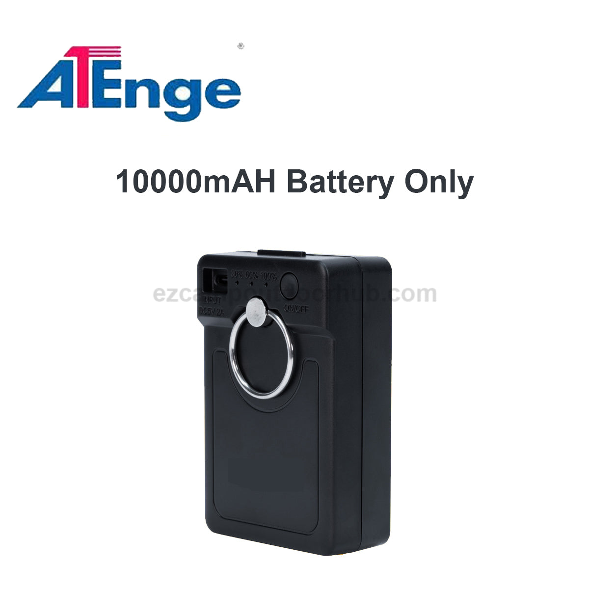 ATEnge Oscillating Rechargeable Fan w/Remote Super Strong 7 Speeds 2 in 1 Unique Design 10 Inch Cordless Battery-Operated Fan Outdoor Opolar Roccia RF66