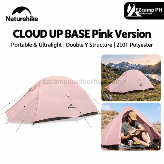 Naturehike CLOUD UP BASE Pink Version 1-2 Person Women's Ultralight Portable Hiking Tent