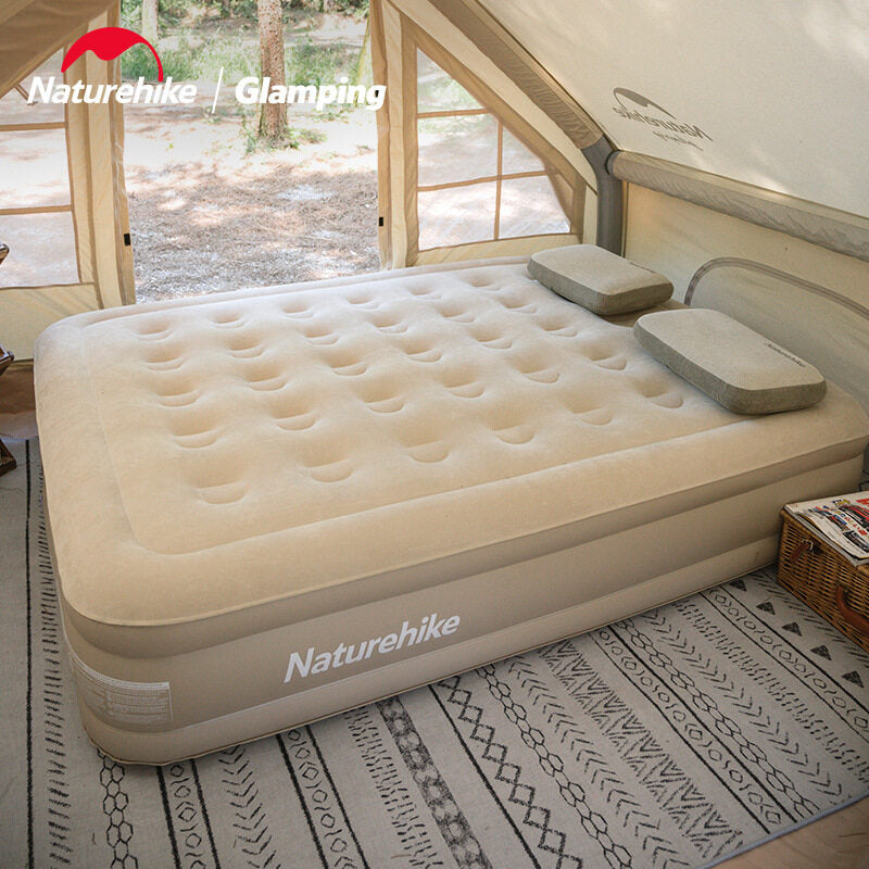 [Pre-Order] Naturehike Outdoor Automatic Inflatable Bed Lazy Air Mattress Bed Portable Camping Tent Sleeping Pad Quiet Thicken Moisture-proof Pad Built In Air Pump Nature Hike Auto Inflate Inflating