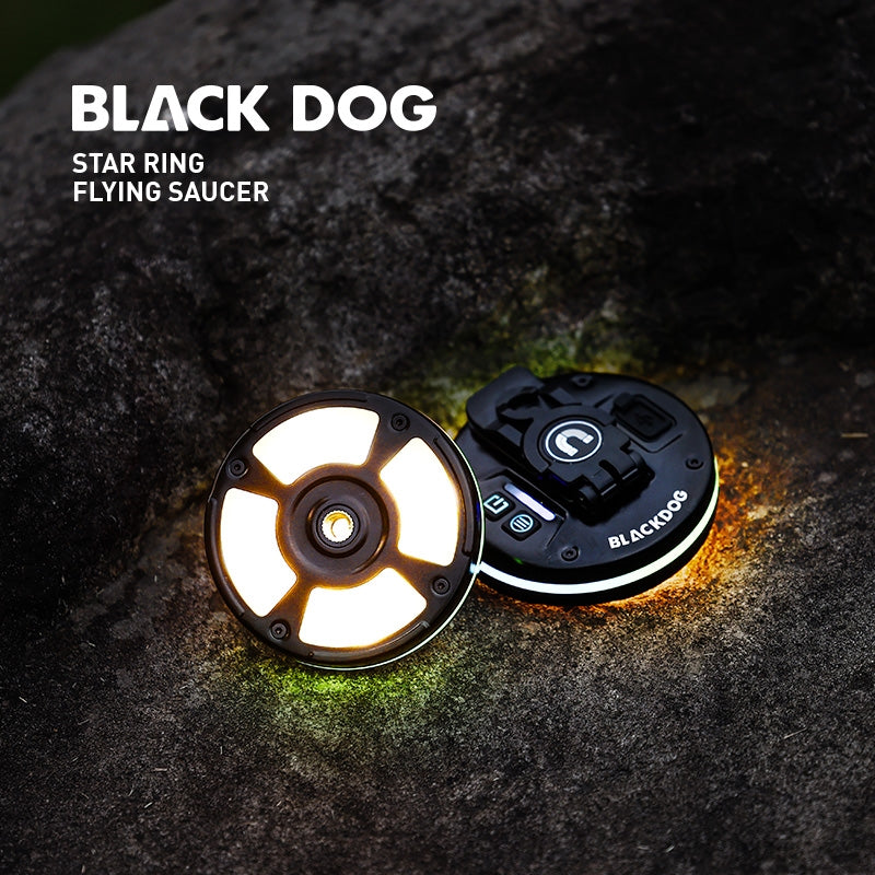 Blackdog UFO RING Camping Light Portable Ultralight Multifunctional Mini Atmosphere Hanging LED Emergency Lamp Decoration 1000mAh 4-18H Battery Life