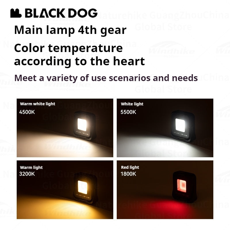 Blackdog All Terrain Double-Sided Camping Light Waterproof IPX5 Rechargeable Emergency Lamp 1000lm 5000mAh Long Battery Light Outdoor Lighting