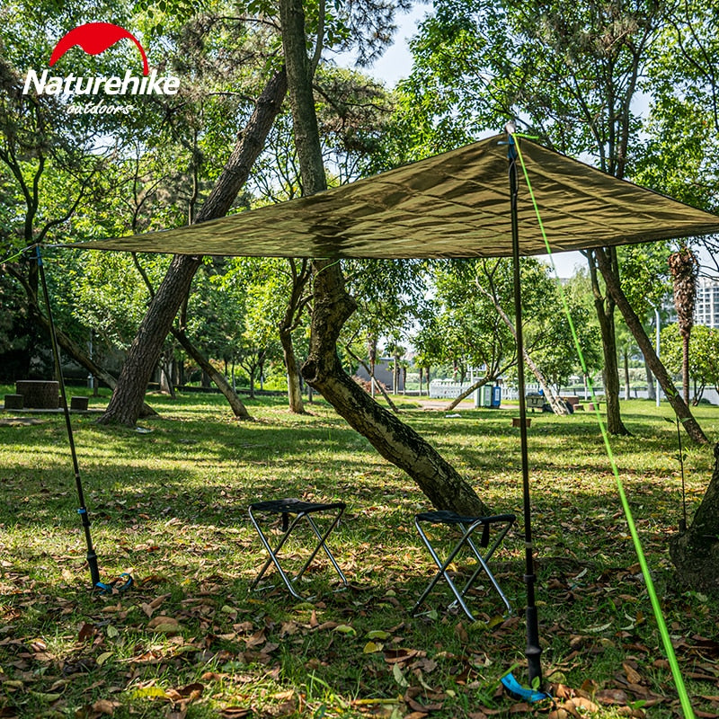 Naturehike Aluminum Foil Floor Mat Moisture Proof Groundsheet 5 Sizes for P-Series ANGO 3 4 VILLAGE 6 13 Mat Waterproof Outdoor Camping Multifunctional Tent Ground Sheet Cover Footprint