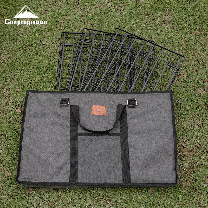 Campingmoon T-235 Series Modular Folding Table Portable Foldable Storage Multi-Purpose Stackable Table Easy To Setup Load Bearing 30kg Max Outdoor